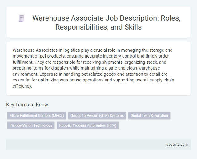 Warehouse Associate Job Description: Roles, Responsibilities, and Skills
