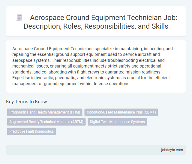 Aerospace Ground Equipment Technician Job: Description, Roles, Responsibilities, and Skills
