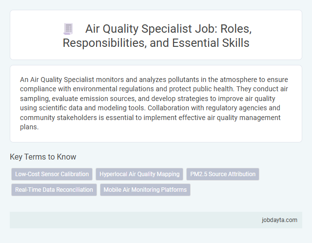 Air Quality Specialist Job: Roles, Responsibilities, and Essential Skills