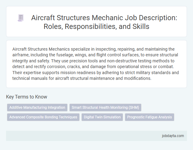 Aircraft Structures Mechanic Job Description: Roles, Responsibilities, and Skills