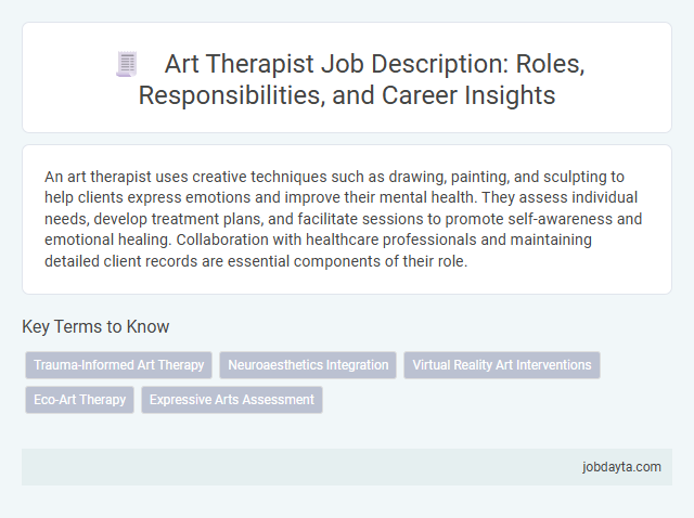 Art Therapist Job Description: Roles, Responsibilities, and Career Insights