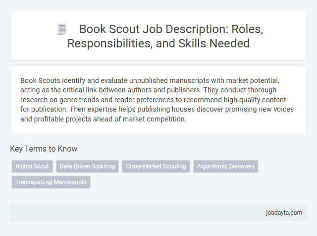 Book Scout Job Description: Roles, Responsibilities, and Skills Needed