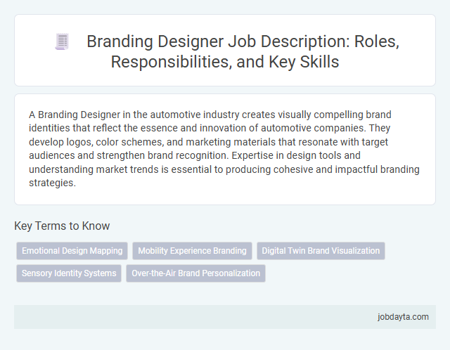 Branding Designer Job Description: Roles, Responsibilities, and Key Skills