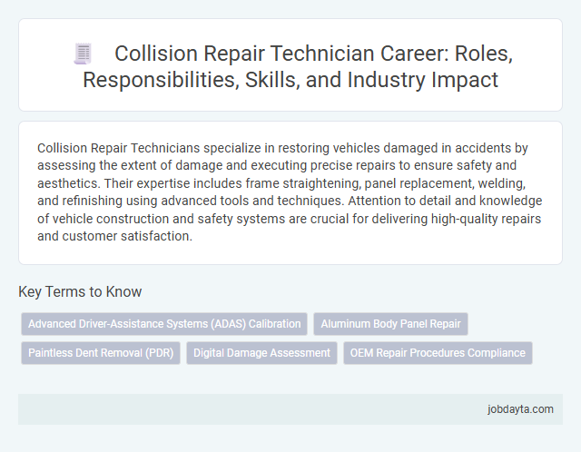 Collision Repair Technician Career: Roles, Responsibilities, Skills, and Industry Impact