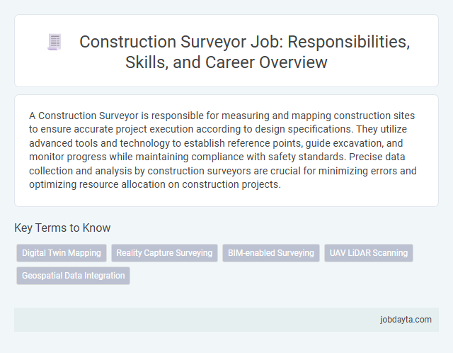 Construction Surveyor Job: Responsibilities, Skills, and Career Overview