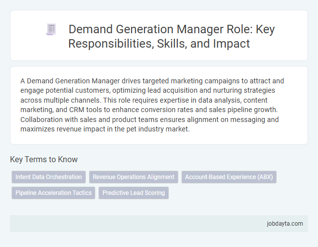 Demand Generation Manager Role: Key Responsibilities, Skills, and Impact
