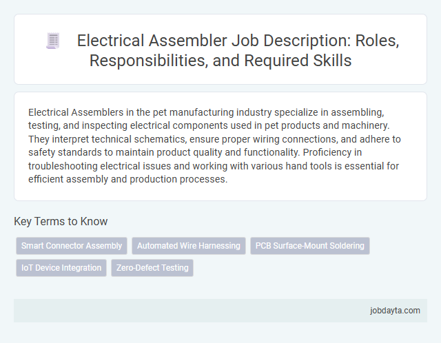 Electrical Assembler Job Description: Roles, Responsibilities, and Required Skills