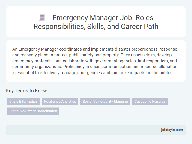 Emergency Manager Job: Roles, Responsibilities, Skills, and Career Path