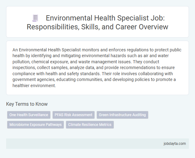 Environmental Health Specialist Job: Responsibilities, Skills, and Career Overview