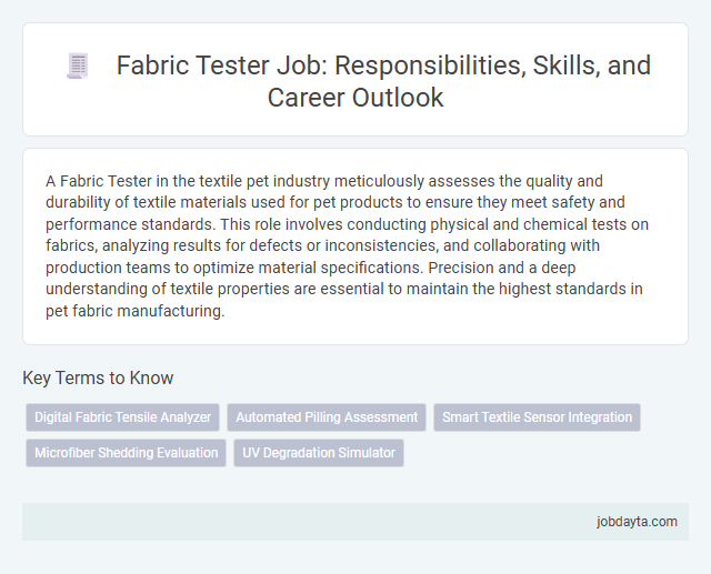 Fabric Tester Job: Responsibilities, Skills, and Career Outlook