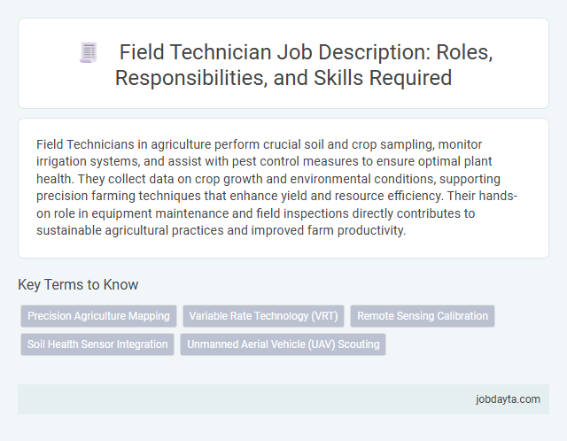 Field Technician Job Description: Roles, Responsibilities, and Skills Required
