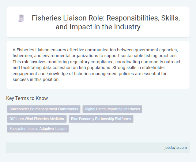 Fisheries Liaison Role: Responsibilities, Skills, and Impact in the Industry