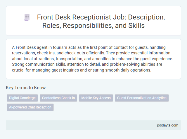 Front Desk Receptionist Job: Description, Roles, Responsibilities, and Skills