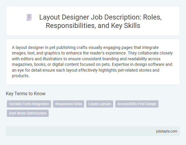 Layout Designer Job Description: Roles, Responsibilities, and Key Skills