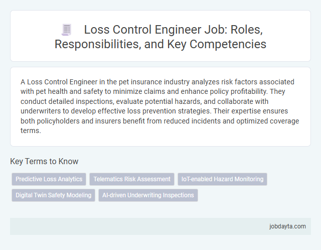 Loss Control Engineer Job: Roles, Responsibilities, and Key Competencies