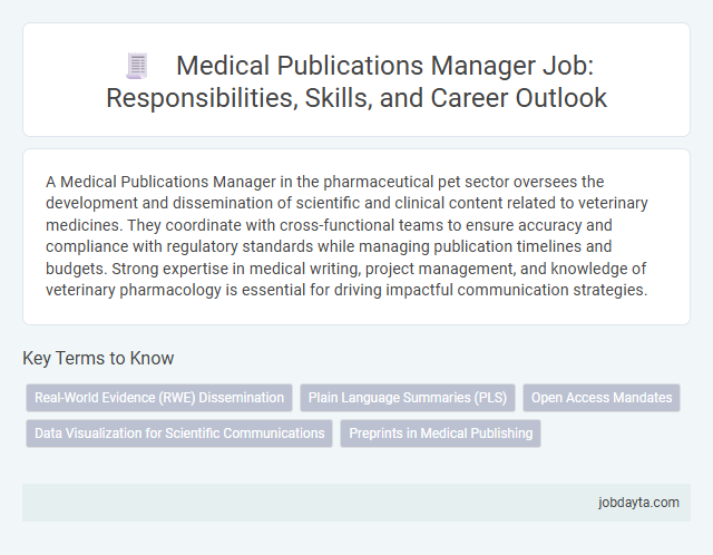 Medical Publications Manager Job: Responsibilities, Skills, and Career Outlook