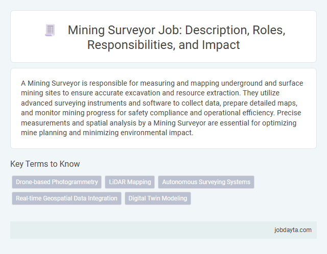 Mining Surveyor Job: Description, Roles, Responsibilities, and Impact
