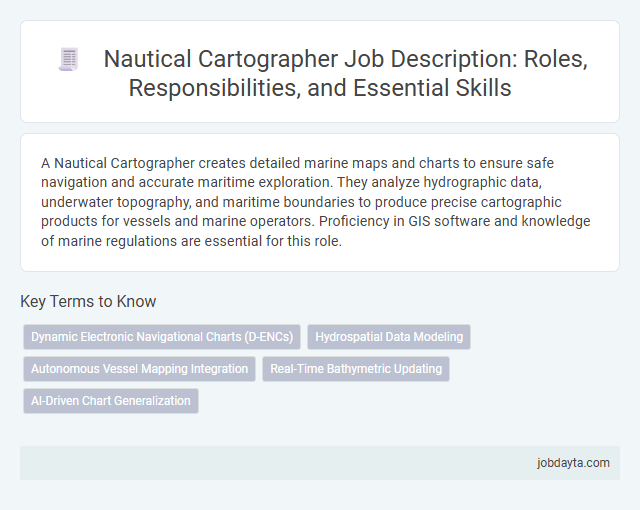 Nautical Cartographer Job Description: Roles, Responsibilities, and Essential Skills
