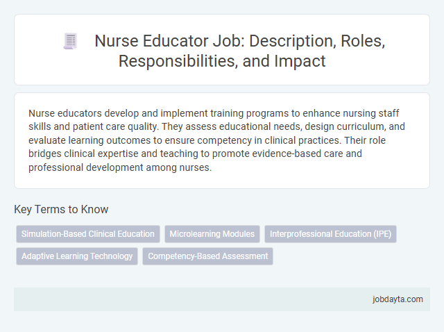 Nurse Educator Job: Description, Roles, Responsibilities, and Impact