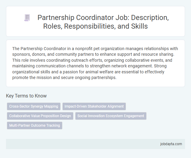 Partnership Coordinator Job: Description, Roles, Responsibilities, and Skills