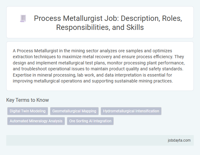 Process Metallurgist Job: Description, Roles, Responsibilities, and Skills