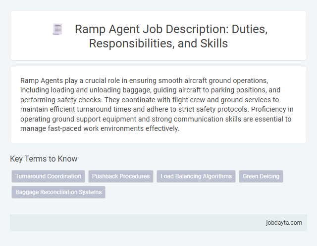 Ramp Agent Job Description: Duties, Responsibilities, and Skills