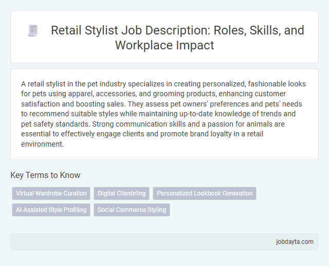Retail Stylist Job Description: Roles, Skills, and Workplace Impact