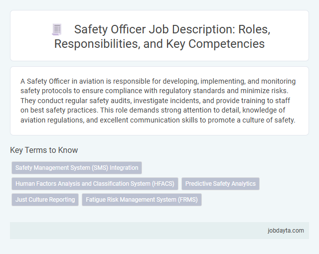 Safety Officer Job Description: Roles, Responsibilities, and Key Competencies