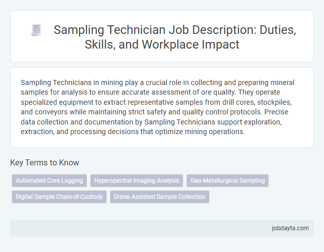 Sampling Technician Job Description: Duties, Skills, and Workplace Impact