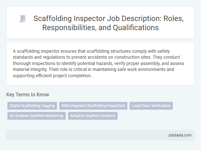 Scaffolding Inspector Job Description: Roles, Responsibilities, and Qualifications