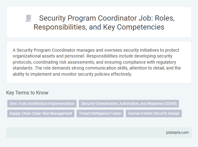 Security Program Coordinator Job: Roles, Responsibilities, and Key Competencies