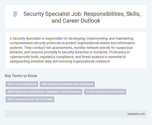 Security Specialist Job: Responsibilities, Skills, and Career Outlook