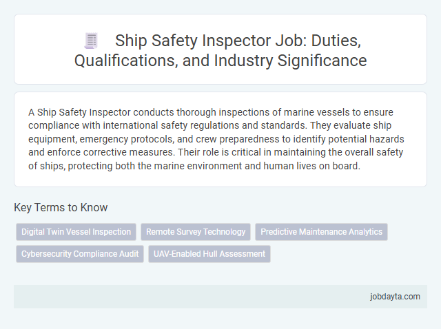 Ship Safety Inspector Job: Duties, Qualifications, and Industry Significance