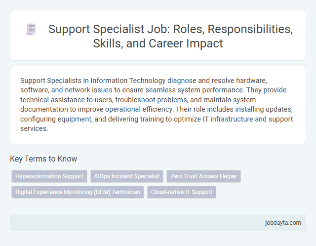 Support Specialist Job: Roles, Responsibilities, Skills, and Career Impact