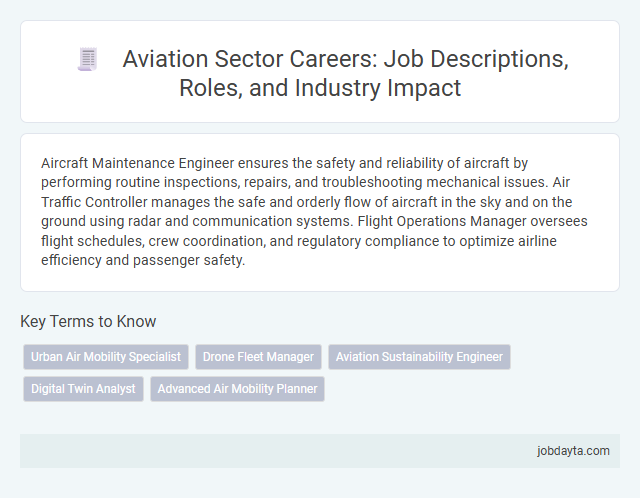 Aviation Sector Careers: Job Descriptions, Roles, and Industry Impact