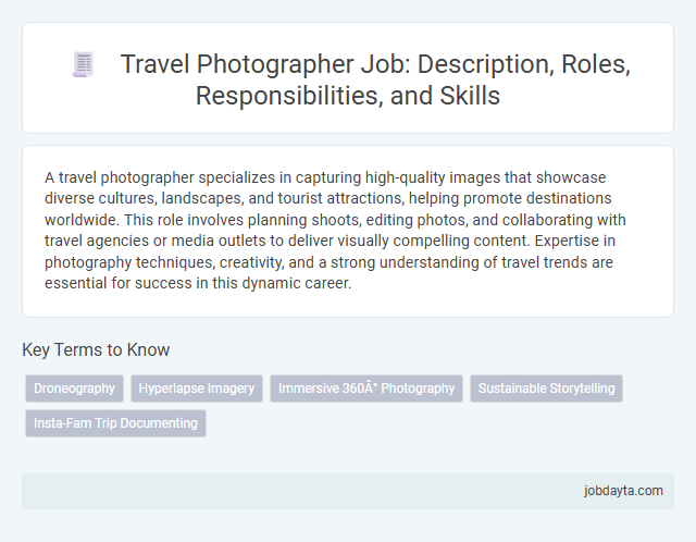 Travel Photographer Job: Description, Roles, Responsibilities, and Skills