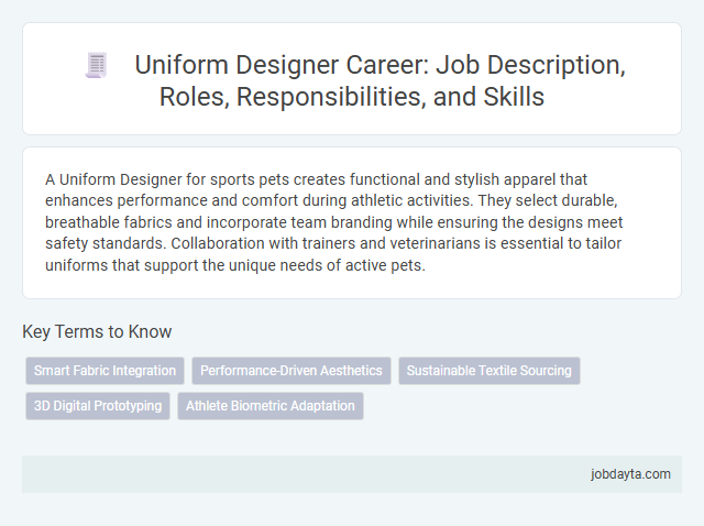 Uniform Designer Career: Job Description, Roles, Responsibilities, and Skills