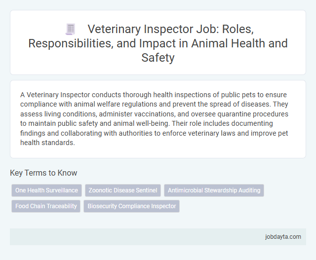 Veterinary Inspector Job: Roles, Responsibilities, and Impact in Animal Health and Safety
