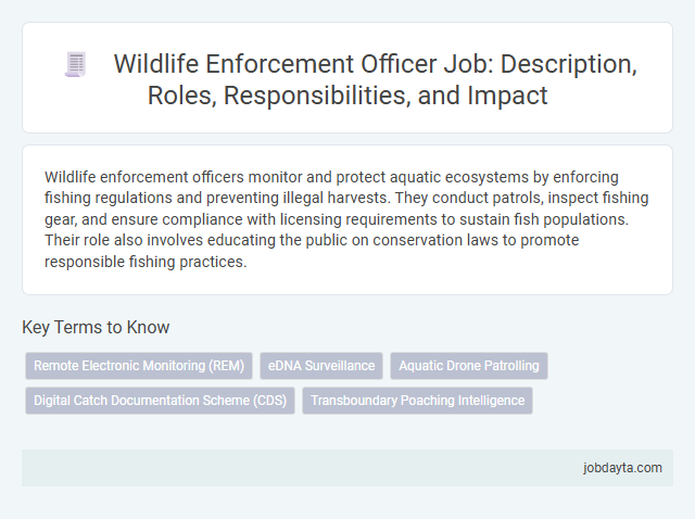 Wildlife Enforcement Officer Job: Description, Roles, Responsibilities, and Impact