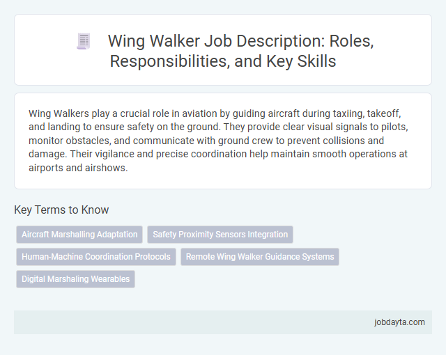Wing Walker Job Description: Roles, Responsibilities, and Key Skills