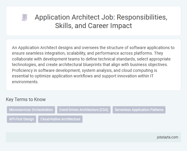 Application Architect Job: Responsibilities, Skills, and Career Impact