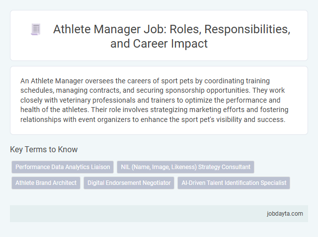 Athlete Manager Job: Roles, Responsibilities, and Career Impact