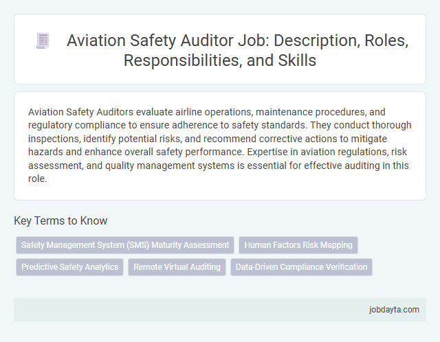 Aviation Safety Auditor Job: Description, Roles, Responsibilities, and Skills
