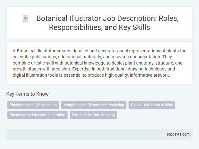 Botanical Illustrator Job Description: Roles, Responsibilities, and Key Skills