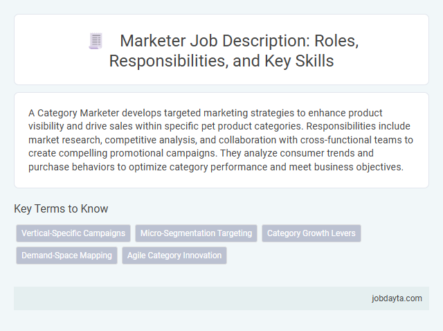 Marketer Job Description: Roles, Responsibilities, and Key Skills