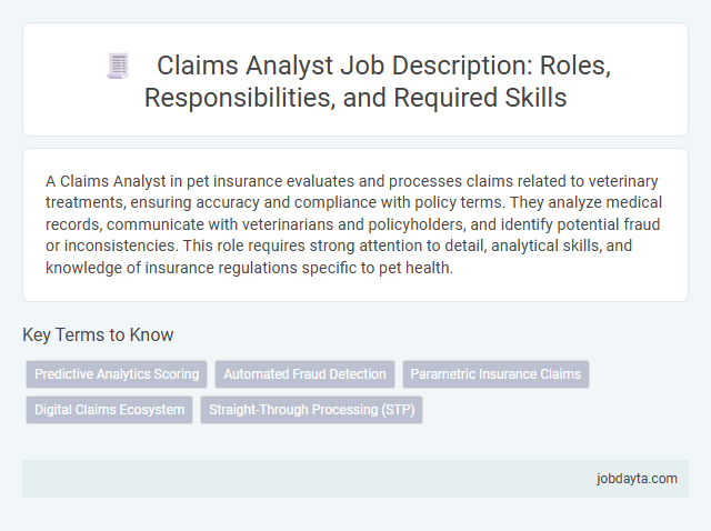 Claims Analyst Job Description: Roles, Responsibilities, and Required Skills