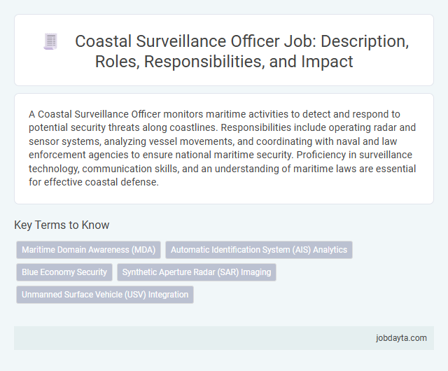 Coastal Surveillance Officer Job: Description, Roles, Responsibilities, and Impact