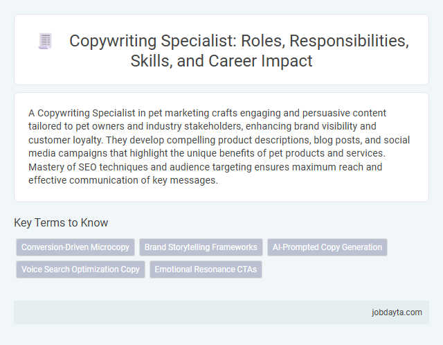 Copywriting Specialist: Roles, Responsibilities, Skills, and Career Impact