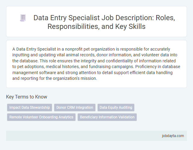 Data Entry Specialist Job Description: Roles, Responsibilities, and Key Skills