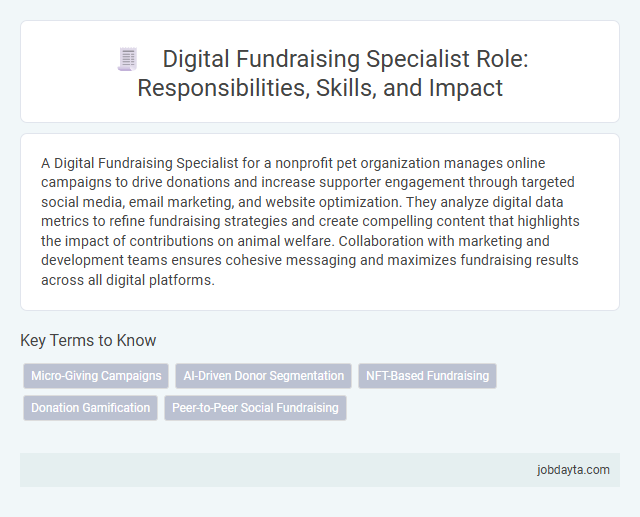 Digital Fundraising Specialist Role: Responsibilities, Skills, and Impact